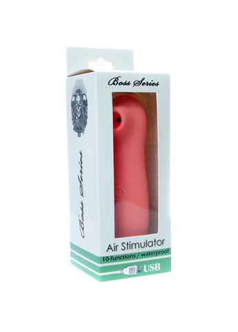 Вакуумний стимулятор клітора, кораловий Boss Series (331169753)