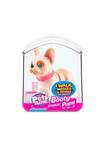 Интерактивный щенок Игривый Бульдог PETS ALIVE 9530SQ1-1 ходит веляющим хвостиком Pets & Robo Alive (367900971)