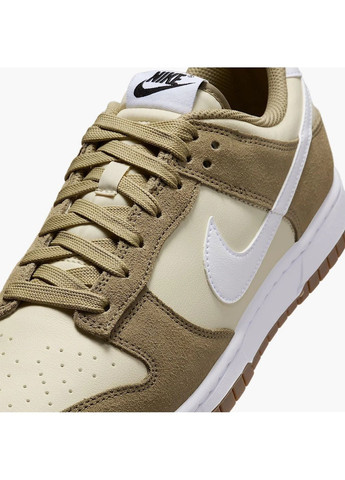Бежеві кросівки чоловічі dunk low olive/beige Nike