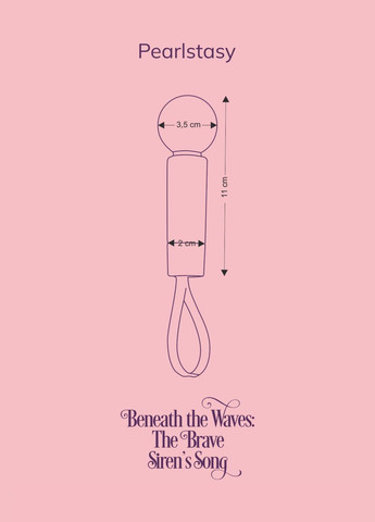 Минивибромассажер Pearlstasy blue FairyGasm (335391634)