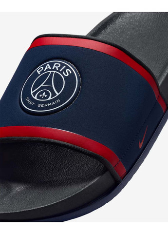 Черные повседневные мужские шлепанцы offcourt slide psg черный Nike