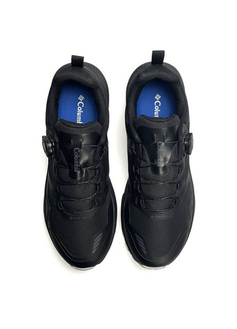 Чорні Осінні кросівки чоловічі columbia No Brand BOA GTX Black