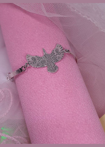 Коплект прикрас срібло пташка горлиця вишиванка сережки і браслет No Brand (328264012)