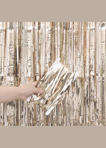 для фотозони прикраса 245 см на 92 см шампань Jannet Дощик (316580250)