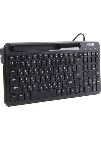 Клавіатура (KB-01B-UA) Maxxter KB-01B-UA USB Black (356149809)