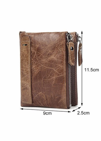 Кошелек мужской кожаный 14684 Cветло-коричневый Vintage (306881963)