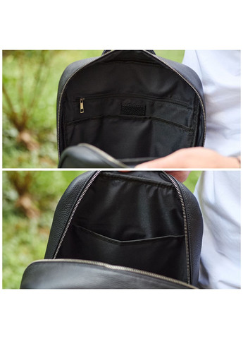 Стильный мужской кожаный рюкзак 40х30х17, практичный аксессуар для ноутбука и документов, No Brand (359380811)
