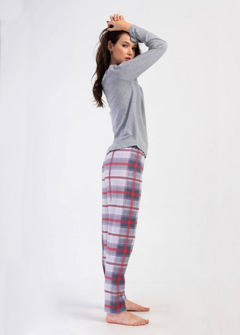 Серая зимняя пижама женская Vienetta