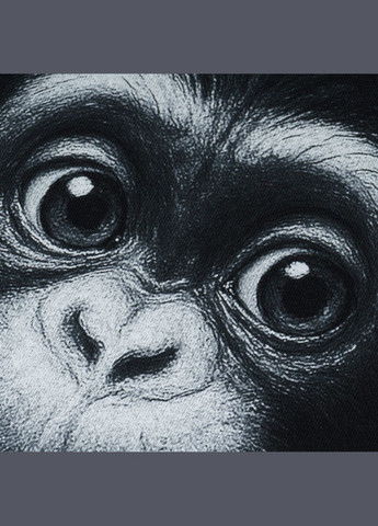 Футболка с рисунком Обезьяна Combat Black P1G (340051505)