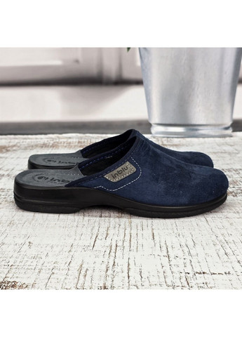 Капці чоловічі домашні закриті сині на пінковій підошві Inblu (366144497)