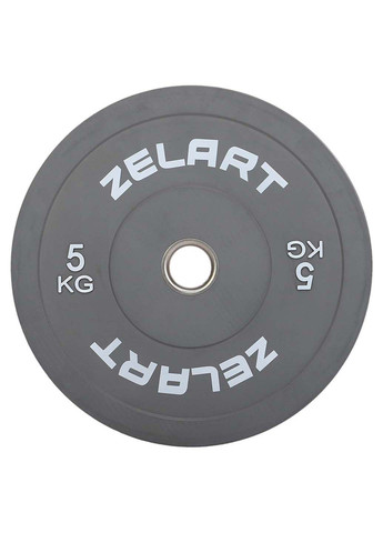 Блины диски бамперные для кроссфита резиновые TA-7797 5 кг Zelart (286043606)