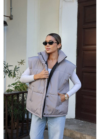 Жилет жіночий утеплений оверсайз Style Point (373069992)