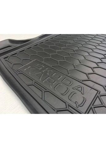 Автомобільний килимок у багажник Skoda Karoq 2018 — нижній для дворівневої підлоги ( ) Avto-Gumm (377503067)