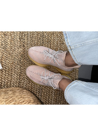 Кроссовки женские и мужские adidas Yeezy V2, Synth Reflective Laces | Адідас Ізі Буст 367 розовые демисезоны (371276889)