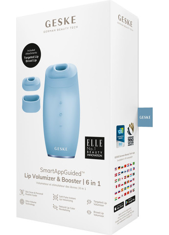 Пристрій для збільшення об'єму губ Lip Volumizer&Booster 6в1 aquamarine GESKE (341526015)