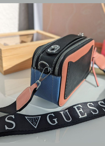 Сумочка кросс-боди надпись розовато-синий No Brand (322365697)