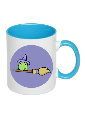Чашка с печатью "Лягушка ведьма" 330мл (цвет) (20756) No Brand (312486883)