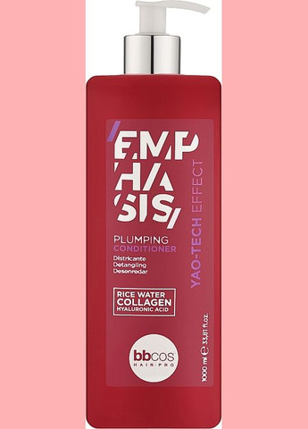 Кондиционер-наполнитель для всех типов волос Emphasis Plumping Conditioner 1000ml (1054089-193147) BBcos (368658406)