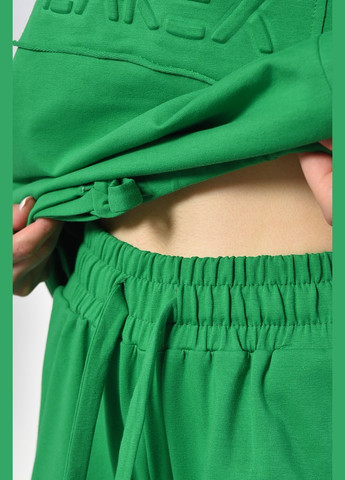 Спортивный костюм женский зеленого цвета Let's Shop (293765071)