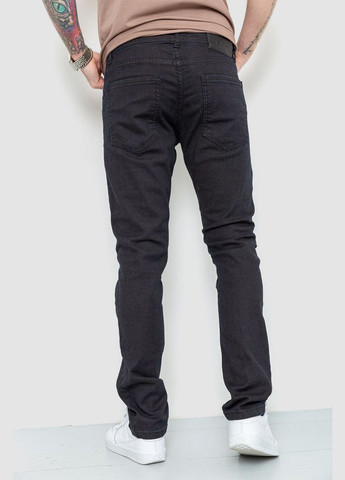 Темно-синие демисезонные джинсы мужские однотонные, цвет темно-синий, Ager