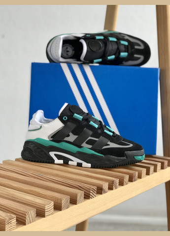 Кросівки жіночі і чоловічі Adidas Niteball black | Адідас Найтбол чорні No Brand чорні демісезони (307397760)