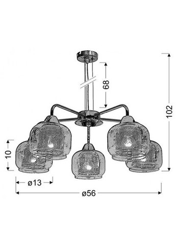 Люстра RAY (35-67098) Candellux (361313060)