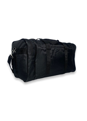 Дорожня сумка 2686 одне відділення 2 бічні кишені 2 фронтальні кишені розмір: 45*25*20см чорна Wallaby (266911927)
