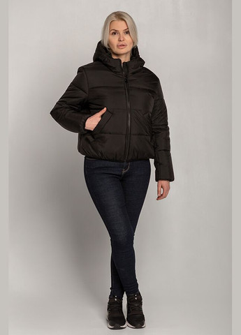 Чорна демісезонна куртка паула чорний MioRichi