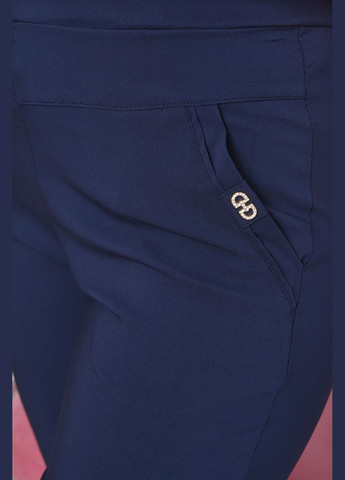 Штани жіночі темно-синього кольору Let's Shop (283249914)
