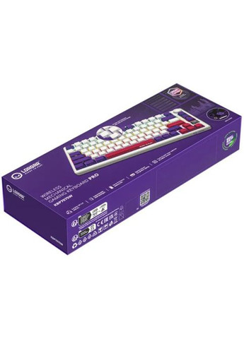 Клавіатура (LRG-KBP7075W-WH-US) LORGAR KBP7075W Pro RGB Wireless/Bluetooth/USB UA White (356149638)