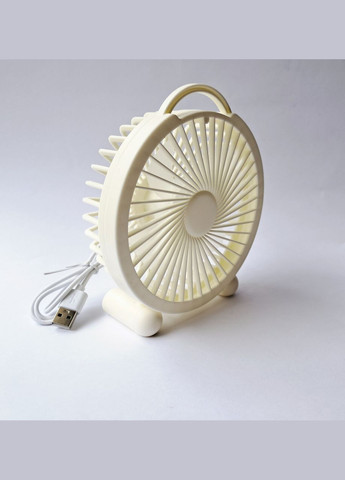 Настольный мини вентилятор от USB Fan F02 белый No Brand (325701644)