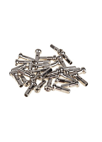 Ниппель 14G, 14x2 мм, латунь, серебристый, 100 шт. Onride (369652817)