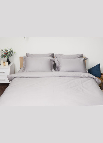 Комплект постільної білизни сімейний 160х220х2 наволочки 2х50х70 Satin Premium (MS-820000451) Moon&Star Smoke (284416151)