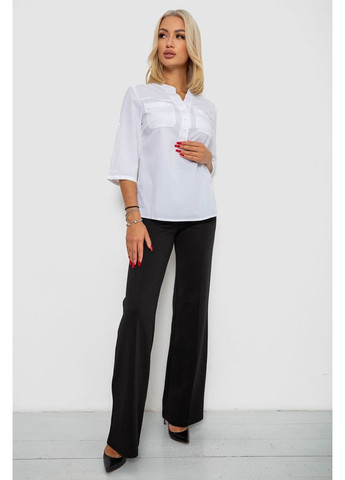 Белая блуза однотонная Ager 230R97