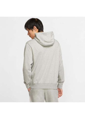 Чоловіча Толстовка M NSW CLUB HOODIE FZ FT Сірий Nike (367598677)