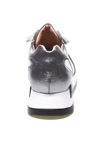 Срібні осінні демісезонні кросівки Loris Bottega