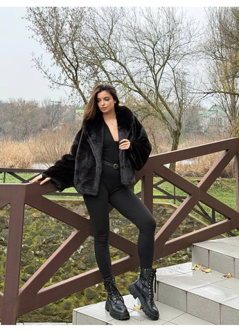 Женская короткая шубка из экомеха MonCher (365776614)