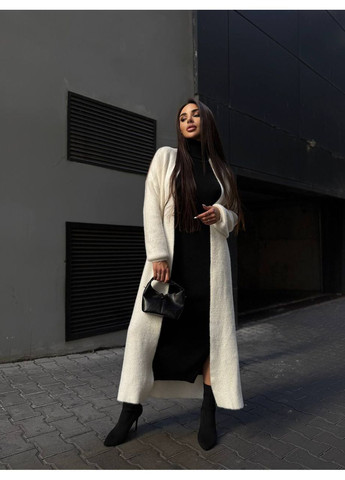 Белый демисезонный кардиган No Brand