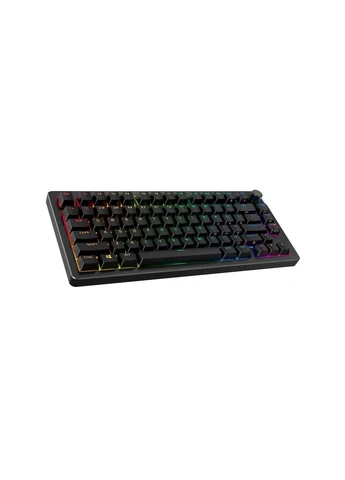 Клавіатура механічна Alloy Rise 75key, Red, USB-A/WL/BT, EN/UA, RGB, чорний HyperX (387173674)