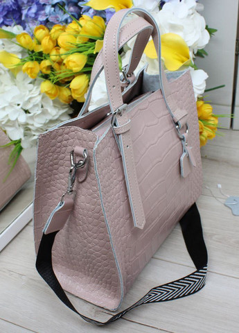 Сумка кожаная с тиснением крокодил Vishnya (335707799)