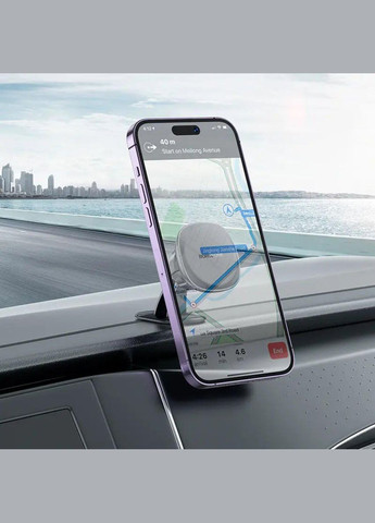 Держатель для мобильного BH103 Cloud magnetic car holder(center console) Black Borofone (304254376)