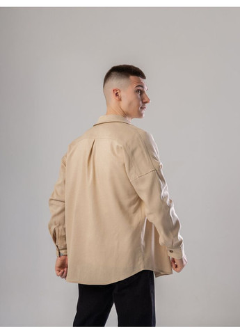 Сорочка Founder Темний беж Pobedov (329408392)