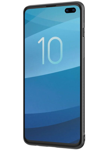 Чехол-книжка Synthetic Fiber Case Samsung Galaxy S10+ Black Nillkin (301780101)