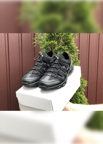 Чорні Осінні чорні демісезонні чоловічі кросівки No Brand