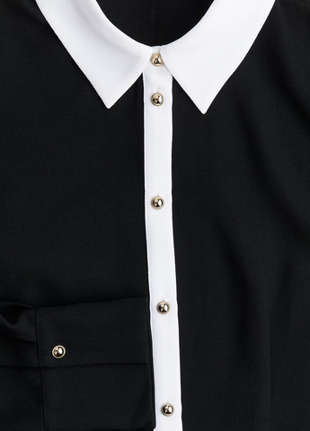 Чорна повсякденний сукня H&M однотонна