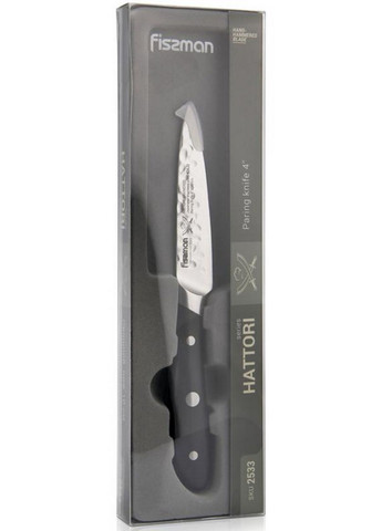 Нож овощной Hattori hammered из нержавеющей стали Fissman (279318337)