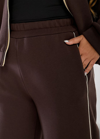 Спортивний костюм жіночий оверсайз зимовий з тринитки (бомбер + штани) No Brand (361044220)