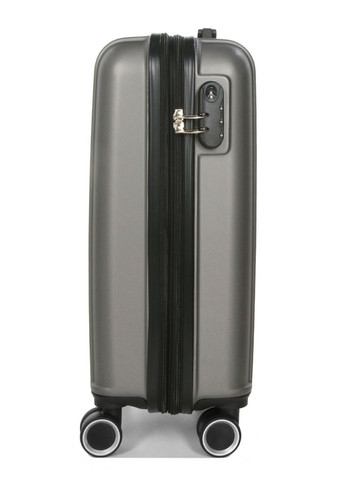 Валіза ручна поклажа S сіра 55х35х21(+5)см/38л/2.6кг/ 623 WORLDLINE (324802039)