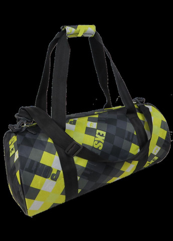 Сумка спортивна для тренувань 28L Украина Салатова з чорним Wallaby (330104148)