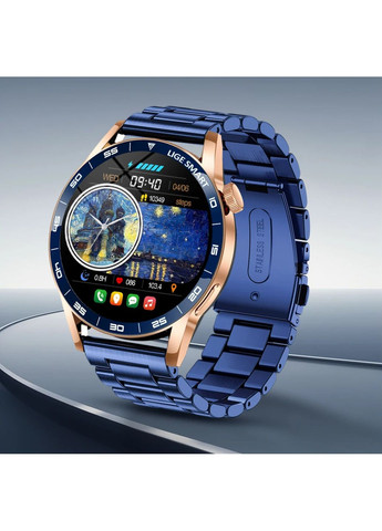 Розумний годинник 2 ремінці Smart Watch 2025 з Bluetooth-дзвінками, IP68, моніторингом здоров’я, голосовим помічником Lige (363967260)